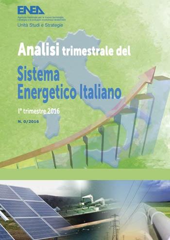 La copertina riport la cartina dell'Italia con un andamento in crescita e lo sviluppo di risorse sostenibili