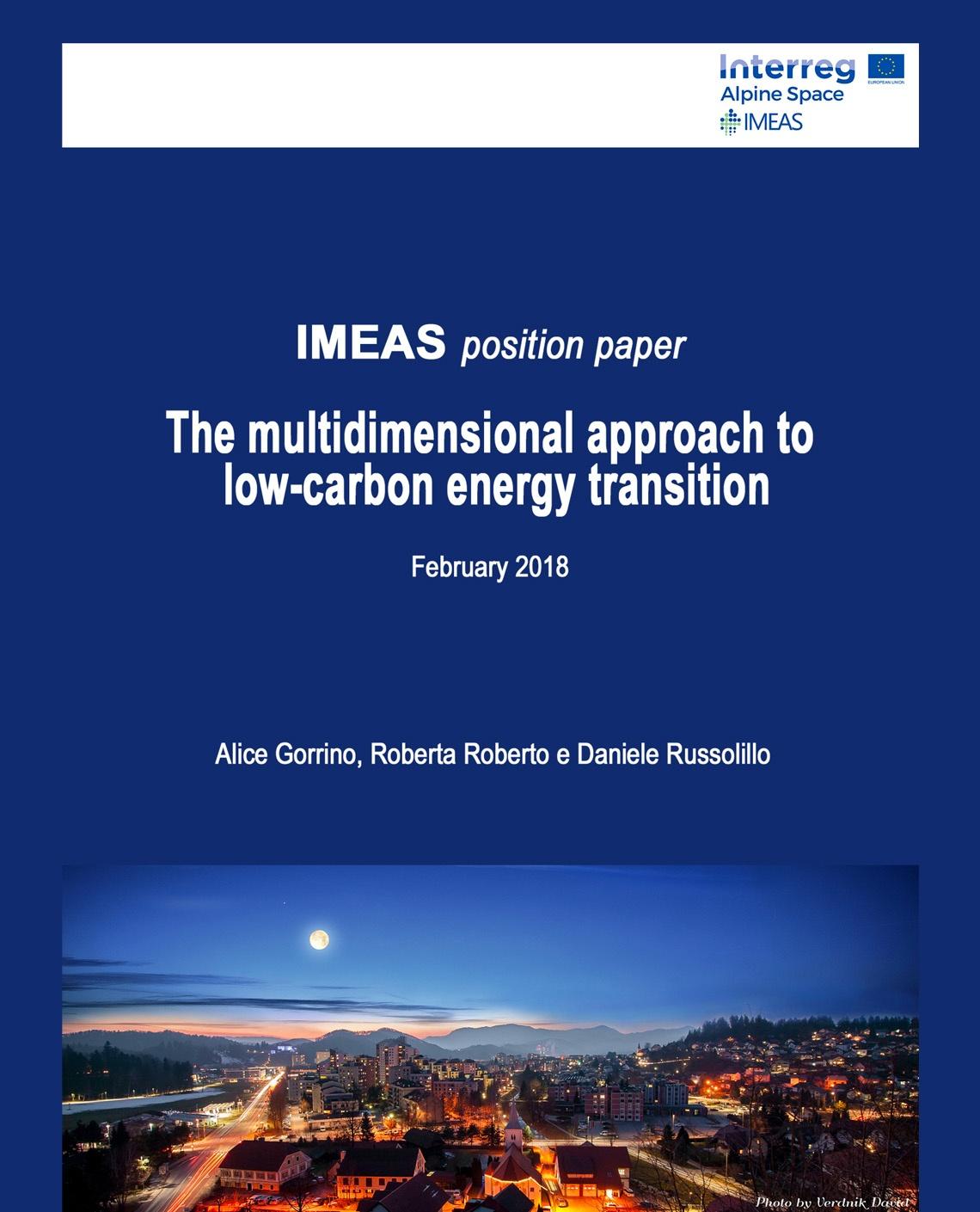 The multidimensional approach to low-carbon energy transition