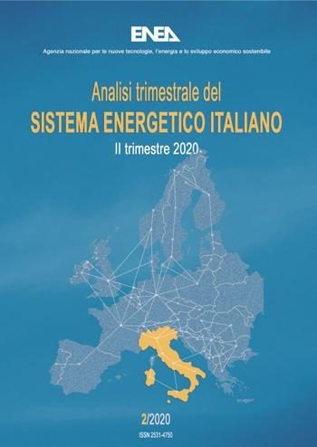 Cartina dell'Italia con la rete energetica