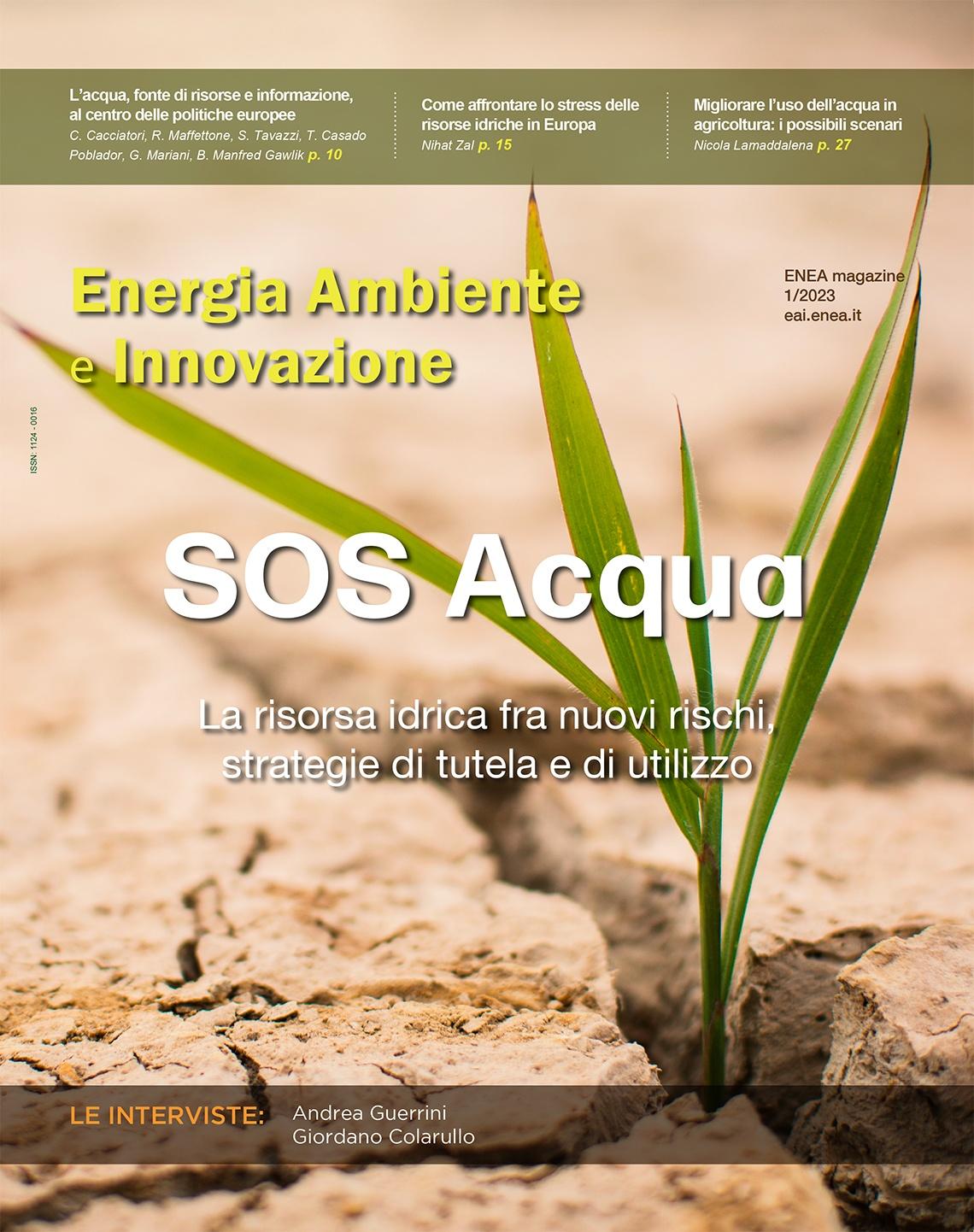 SOS Acqua La risorsa idrica fra nuovi rischi, strategie di tutela e di utilizzo