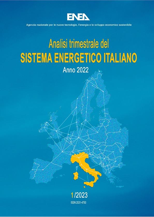 Cartina dell'Italia con la rete energetica