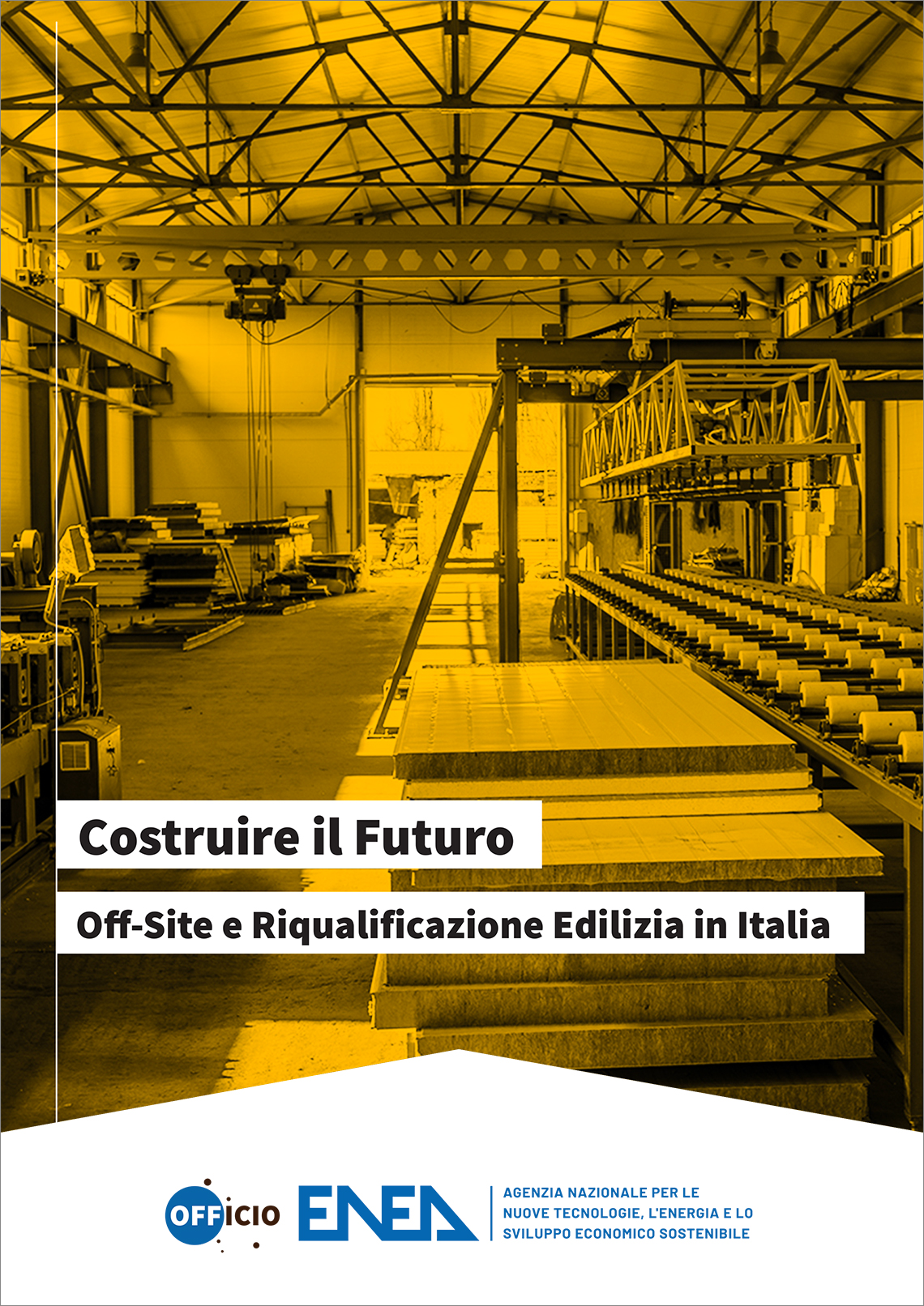 magazzino che contiene materiali di costruzione